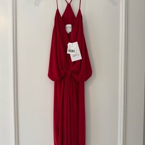 Misa Los Angeles Red Mini Dress